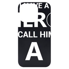 Best Dad Ever T- Shirt I Have A Hero Call Him Dad T- Shirt Yoga Reflexion Pose T- Shirtyoga Reflexion Pose T- Shirt Iphone 14 Pro Black Uv Print Case by hizuto