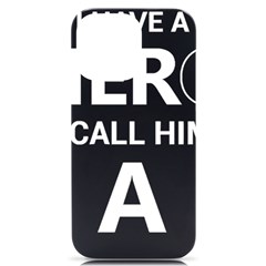 Best Dad Ever T- Shirt I Have A Hero Call Him Dad T- Shirt Yoga Reflexion Pose T- Shirtyoga Reflexion Pose T- Shirt Iphone 14 Pro Max Black Uv Print Case by hizuto