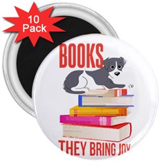 Best Friend T- Shirt Cool Dog Pet Book Saying T- Shirt Yoga Reflexion Pose T- Shirtyoga Reflexion Pose T- Shirt 3  Magnets (10 Pack)  by hizuto