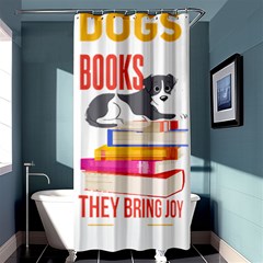 Best Friend T- Shirt Cool Dog Pet Book Saying T- Shirt Yoga Reflexion Pose T- Shirtyoga Reflexion Pose T- Shirt Shower Curtain 36  X 72  (stall)  by hizuto