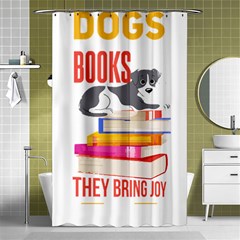 Best Friend T- Shirt Cool Dog Pet Book Saying T- Shirt Yoga Reflexion Pose T- Shirtyoga Reflexion Pose T- Shirt Shower Curtain 48  X 72  (small)  by hizuto