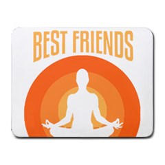 Best Friend T- Shirt Cool Dog Pet Saying T- Shirt Yoga Reflexion Pose T- Shirtyoga Reflexion Pose T- Shirt Small Mousepad by hizuto