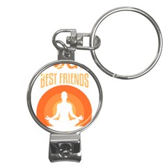 Best Friend T- Shirt Cool Dog Pet Saying T- Shirt Yoga Reflexion Pose T- Shirtyoga Reflexion Pose T- Shirt Nail Clippers Key Chain by hizuto