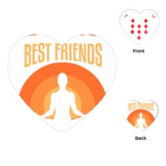 Best Friend T- Shirt Cool Dog Pet Saying T- Shirt Yoga Reflexion Pose T- Shirtyoga Reflexion Pose T- Shirt Playing Cards Single Design (heart) by hizuto