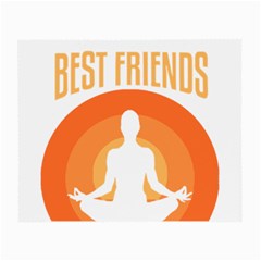 Best Friend T- Shirt Cool Dog Pet Saying T- Shirt Yoga Reflexion Pose T- Shirtyoga Reflexion Pose T- Shirt Small Glasses Cloth (2 Sides) by hizuto