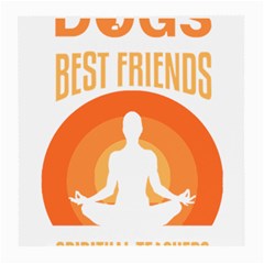 Best Friend T- Shirt Cool Dog Pet Saying T- Shirt Yoga Reflexion Pose T- Shirtyoga Reflexion Pose T- Shirt Medium Glasses Cloth (2 Sides) by hizuto