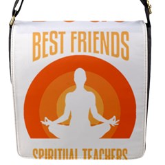 Best Friend T- Shirt Cool Dog Pet Saying T- Shirt Yoga Reflexion Pose T- Shirtyoga Reflexion Pose T- Shirt Flap Closure Messenger Bag (s) by hizuto