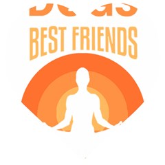 Best Friend T- Shirt Cool Dog Pet Saying T- Shirt Yoga Reflexion Pose T- Shirtyoga Reflexion Pose T- Shirt Wooden Puzzle Heart by hizuto