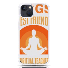 Best Friend T- Shirt Cool Dog Pet Saying T- Shirt Yoga Reflexion Pose T- Shirtyoga Reflexion Pose T- Shirt Iphone 13 Tpu Uv Print Case by hizuto