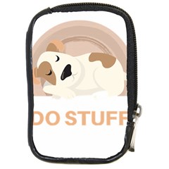 Best Friend T- Shirt Funny Dog Pet Saying T- Shirt Yoga Reflexion Pose T- Shirtyoga Reflexion Pose T- Shirt Compact Camera Leather Case by hizuto