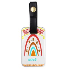 Best Granddaddy Ever From Granddaughter T- Shirtbest Granddaddy Ever From Granddaughter T- Shirt Yoga Reflexion Pose T- Shirtyoga Reflexion Pose T- Shirt Luggage Tag (one Side) by hizuto