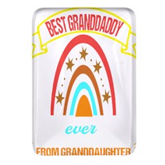 Best Granddaddy Ever From Granddaughter T- Shirtbest Granddaddy Ever From Granddaughter T- Shirt Yoga Reflexion Pose T- Shirtyoga Reflexion Pose T- Shirt Rectangular Glass Fridge Magnet (4 Pack) by hizuto