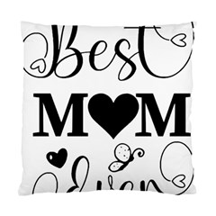 Best Mom Ever Gift T- Shirt Best Knitting Mom Ever T- Shirt Yoga Reflexion Pose T- Shirtyoga Reflexion Pose T- Shirt Standard Cushion Case (one Side) by hizuto