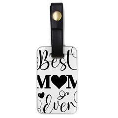 Best Mom Ever Gift T- Shirt Best Knitting Mom Ever T- Shirt Yoga Reflexion Pose T- Shirtyoga Reflexion Pose T- Shirt Luggage Tag (one Side) by hizuto