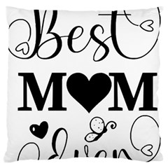 Best Mom Ever Gift T- Shirt Best Knitting Mom Ever T- Shirt Yoga Reflexion Pose T- Shirtyoga Reflexion Pose T- Shirt Large Premium Plush Fleece Cushion Case (two Sides)