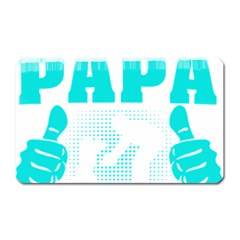 Best Papa Ever T- Shirt Best Papa Ever T- Shirt Yoga Reflexion Pose T- Shirtyoga Reflexion Pose T- Shirt Magnet (rectangular) by hizuto