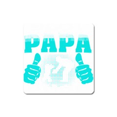 Best Papa Ever T- Shirt Best Papa Ever T- Shirt Yoga Reflexion Pose T- Shirtyoga Reflexion Pose T- Shirt Square Magnet by hizuto