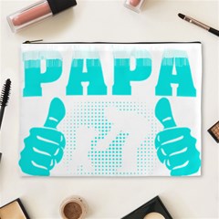 Best Papa Ever T- Shirt Best Papa Ever T- Shirt Yoga Reflexion Pose T- Shirtyoga Reflexion Pose T- Shirt Cosmetic Bag (xl) by hizuto