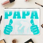 Best Papa Ever T- Shirt Best Papa Ever T- Shirt Yoga Reflexion Pose T- Shirtyoga Reflexion Pose T- Shirt Cosmetic Bag (XL) Front