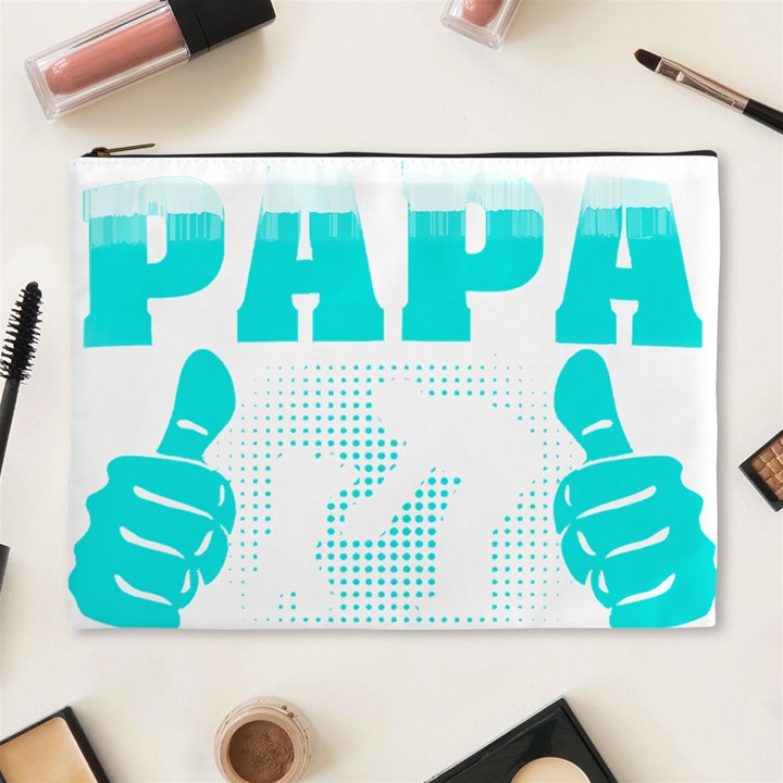 Best Papa Ever T- Shirt Best Papa Ever T- Shirt Yoga Reflexion Pose T- Shirtyoga Reflexion Pose T- Shirt Cosmetic Bag (XL)