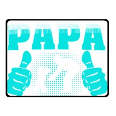 Best Papa Ever T- Shirt Best Papa Ever T- Shirt Yoga Reflexion Pose T- Shirtyoga Reflexion Pose T- Shirt Two Sides Fleece Blanket (small) by hizuto