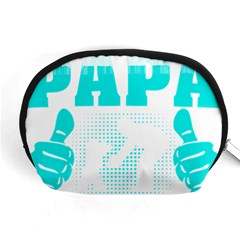 Best Papa Ever T- Shirt Best Papa Ever T- Shirt Yoga Reflexion Pose T- Shirtyoga Reflexion Pose T- Shirt Accessory Pouch (medium) by hizuto