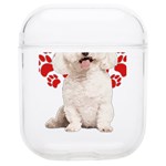 Bichon Frise Gift T- Shirt Cool Bichon Frise Valentine Heart Paw Bichon Frise Dog Lover Valentine Co Yoga Reflexion Pose T- Shirtyoga Reflexion Pose T- Shirt AirPods 1/2 Case Front