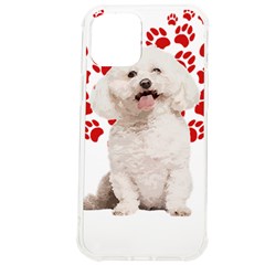 Bichon Frise Gift T- Shirt Cool Bichon Frise Valentine Heart Paw Bichon Frise Dog Lover Valentine Co Yoga Reflexion Pose T- Shirtyoga Reflexion Pose T- Shirt Iphone 12 Pro Max Tpu Uv Print Case by hizuto