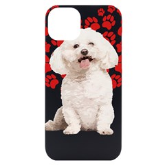 Bichon Frise Gift T- Shirt Cool Bichon Frise Valentine Heart Paw Bichon Frise Dog Lover Valentine Co Yoga Reflexion Pose T- Shirtyoga Reflexion Pose T- Shirt Iphone 14 Plus Black Uv Print Case by hizuto