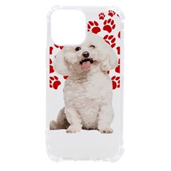 Bichon Frise Gift T- Shirt Cool Bichon Frise Valentine Heart Paw Bichon Frise Dog Lover Valentine Co Yoga Reflexion Pose T- Shirtyoga Reflexion Pose T- Shirt Iphone 13 Mini Tpu Uv Print Case by hizuto