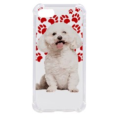 Bichon Frise Gift T- Shirt Cool Bichon Frise Valentine Heart Paw Bichon Frise Dog Lover Valentine Co Yoga Reflexion Pose T- Shirtyoga Reflexion Pose T- Shirt Iphone Se by hizuto