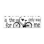 Bicycle T- Shirt Bicycle Commuting Is The Only Way For Me T- Shirt Yoga Reflexion Pose T- Shirtyoga Reflexion Pose T- Shirt Sticker (Bumper) Front