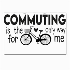 Bicycle T- Shirt Bicycle Commuting Is The Only Way For Me T- Shirt Yoga Reflexion Pose T- Shirtyoga Reflexion Pose T- Shirt Postcard 4 x 6  (pkg Of 10) by hizuto