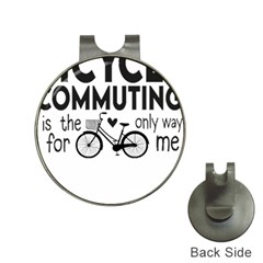 Bicycle T- Shirt Bicycle Commuting Is The Only Way For Me T- Shirt Yoga Reflexion Pose T- Shirtyoga Reflexion Pose T- Shirt Hat Clips With Golf Markers by hizuto