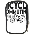 Bicycle T- Shirt Bicycle Commuting Is The Only Way For Me T- Shirt Yoga Reflexion Pose T- Shirtyoga Reflexion Pose T- Shirt Compact Camera Leather Case Front