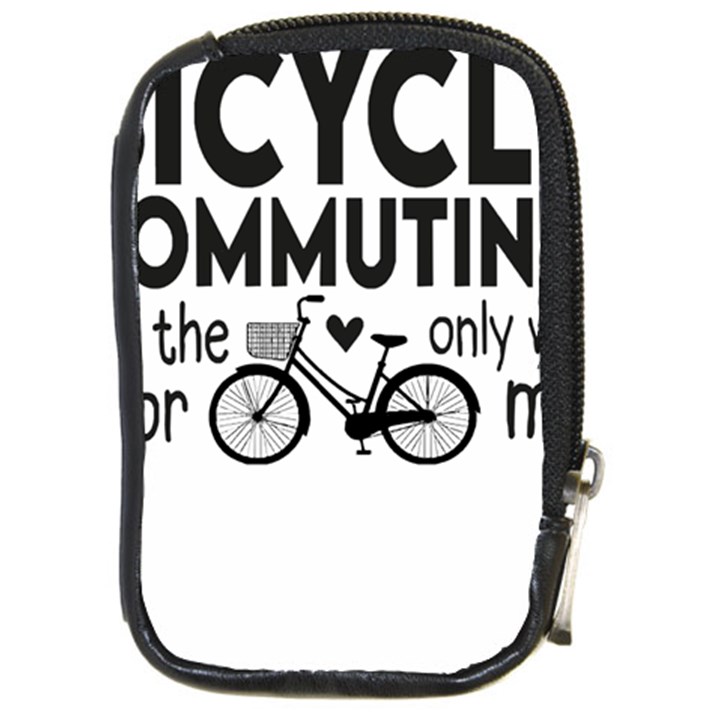 Bicycle T- Shirt Bicycle Commuting Is The Only Way For Me T- Shirt Yoga Reflexion Pose T- Shirtyoga Reflexion Pose T- Shirt Compact Camera Leather Case