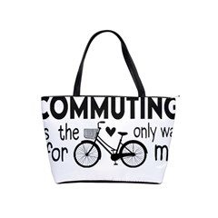 Bicycle T- Shirt Bicycle Commuting Is The Only Way For Me T- Shirt Yoga Reflexion Pose T- Shirtyoga Reflexion Pose T- Shirt Classic Shoulder Handbag by hizuto