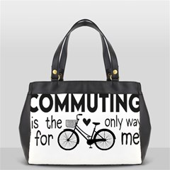 Bicycle T- Shirt Bicycle Commuting Is The Only Way For Me T- Shirt Yoga Reflexion Pose T- Shirtyoga Reflexion Pose T- Shirt Oversize Office Handbag by hizuto