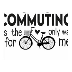 Bicycle T- Shirt Bicycle Commuting Is The Only Way For Me T- Shirt Yoga Reflexion Pose T- Shirtyoga Reflexion Pose T- Shirt Two Sides Premium Plush Fleece Blanket (mini) by hizuto