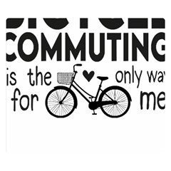 Bicycle T- Shirt Bicycle Commuting Is The Only Way For Me T- Shirt Yoga Reflexion Pose T- Shirtyoga Reflexion Pose T- Shirt Two Sides Premium Plush Fleece Blanket (small) by hizuto