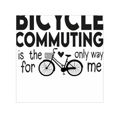 Bicycle T- Shirt Bicycle Commuting Is The Only Way For Me T- Shirt Yoga Reflexion Pose T- Shirtyoga Reflexion Pose T- Shirt Square Satin Scarf (30  X 30 ) by hizuto