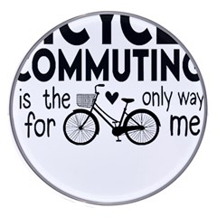 Bicycle T- Shirt Bicycle Commuting Is The Only Way For Me T- Shirt Yoga Reflexion Pose T- Shirtyoga Reflexion Pose T- Shirt Wireless Fast Charger(white)