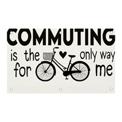 Bicycle T- Shirt Bicycle Commuting Is The Only Way For Me T- Shirt Yoga Reflexion Pose T- Shirtyoga Reflexion Pose T- Shirt Banner And Sign 5  X 3  by hizuto