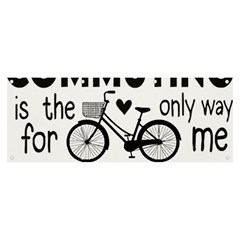 Bicycle T- Shirt Bicycle Commuting Is The Only Way For Me T- Shirt Yoga Reflexion Pose T- Shirtyoga Reflexion Pose T- Shirt Banner And Sign 8  X 3  by hizuto