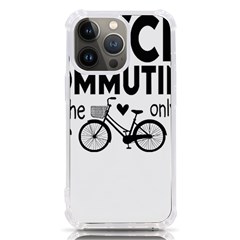 Bicycle T- Shirt Bicycle Commuting Is The Only Way For Me T- Shirt Yoga Reflexion Pose T- Shirtyoga Reflexion Pose T- Shirt Iphone 13 Pro Tpu Uv Print Case by hizuto