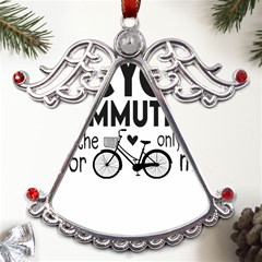 Bicycle T- Shirt Bicycle Commuting Is The Only Way For Me T- Shirt Yoga Reflexion Pose T- Shirtyoga Reflexion Pose T- Shirt Metal Angel With Crystal Ornament