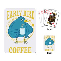 Bird T- Shirt Funny Morning Muffle Saying Design T- Shirt Yoga Reflexion Pose T- Shirtyoga Reflexion Pose T- Shirt Playing Cards Single Design (rectangle) by hizuto