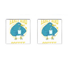 Bird T- Shirt Funny Morning Muffle Saying Design T- Shirt Yoga Reflexion Pose T- Shirtyoga Reflexion Pose T- Shirt Cufflinks (square) by hizuto