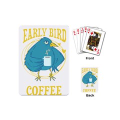 Bird T- Shirt Funny Morning Muffle Saying Design T- Shirt Yoga Reflexion Pose T- Shirtyoga Reflexion Pose T- Shirt Playing Cards Single Design (mini) by hizuto