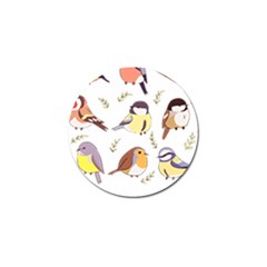 Birds Illustration T- Shirt Cute European Birds Illustration T- Shirt (1) Yoga Reflexion Pose T- Shirtyoga Reflexion Pose T- Shirt Golf Ball Marker by hizuto